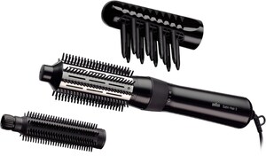 Braun AS330 Satin Hair 3 Warmluft-Stylingbürste schwarz