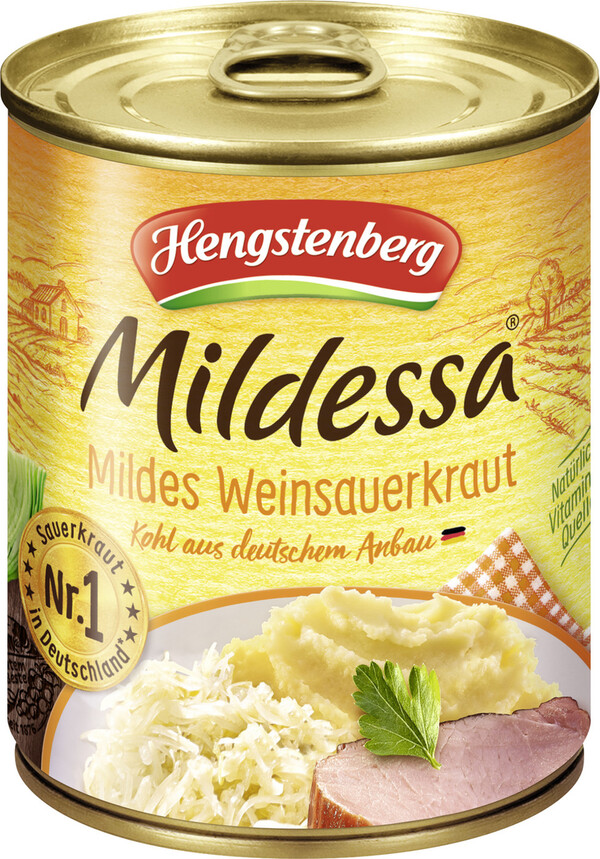 Bild 1 von Hengstenberg Mildessa Sauerkraut 810 g