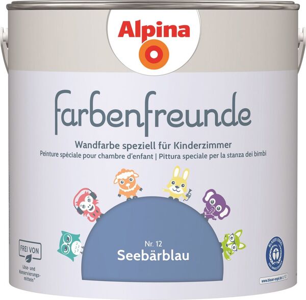 Bild 1 von Alpina Farbenfreunde Nr. 12
, 
2,5 l, seebärblau