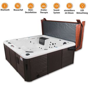 Canadian Spa Whirlpool Toronto UV 6 Personen Whirlpool, inkl. Abdeckhilfe und Stufe