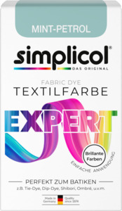 simplicol Textilfarbe Expert Mint-Petrol, 150 g