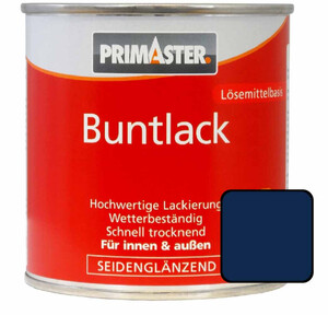 Primaster Buntlack 750 ml, enzianblau, seidenglänzend