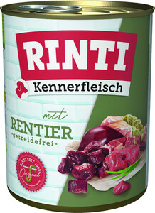 Rinti Pur Kennerfleisch Rentier
, 
Inhalt: 800 g Dose