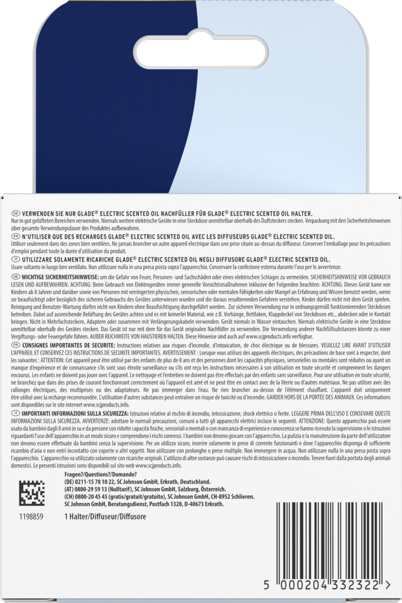 Bild 2 von Glade Electric Scented Oil Duftstecker-Halter
