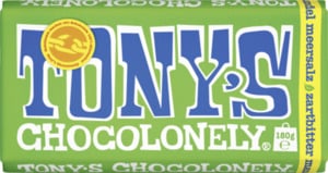 Tony’s Chocolonely Zartbitterschokolade 51% Mandel Meersalz, 180 g