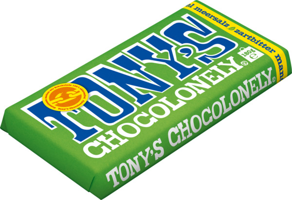 Bild 2 von Tony’s Chocolonely Zartbitterschokolade 51% Mandel Meersalz, 180 g