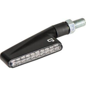 Lauflicht-LED-Blinker -Luca- 3in1 Schwarz gazzini