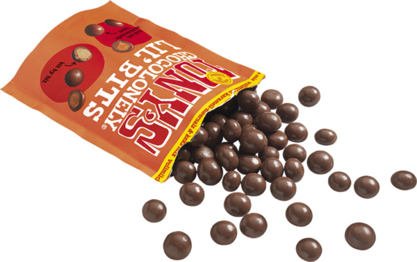 Bild 2 von Tony’s Chocolonely Lil' Bits Vollmilch Karamell-Meersalz & Keks Mix, 120 g