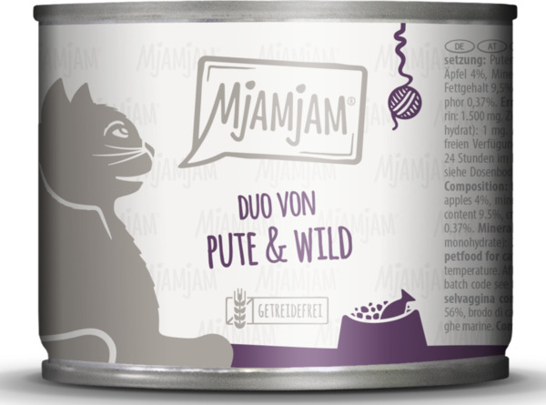 Bild 1 von MjAMjAM Duo von Pute & Wild an Apfelstückchen 200g, 200 g