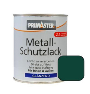 Primaster Metall-Schutzlack 750 ml, moosgrün, glänzend