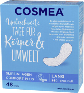 Cosmea Slipeinlagen Comfort Plus Lang 48ST