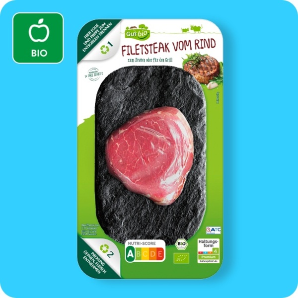 Bild 1 von GUT BIO Bio-Filetsteak, Vom Rind