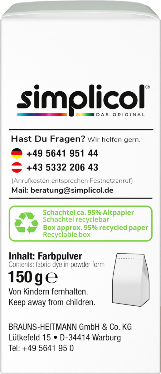 Bild 3 von simplicol Textilfarbe Expert Salbei-Grün, 150 g