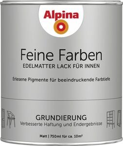 Alpina Feine Farben Lack Grundierung 750ml weiß