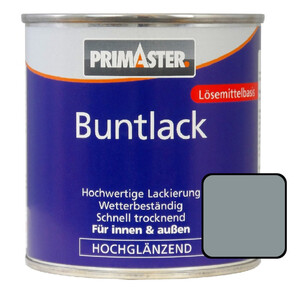 Primaster Buntlack 750 ml, silbergrau, hochglänzend