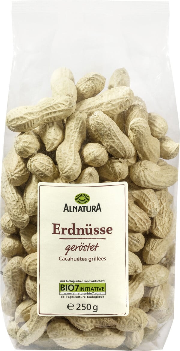 Bild 1 von Alnatura Bio Erdnüsse geröstet 250G