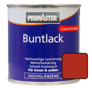 Primaster Buntlack 750 ml, feuerrot, hochglänzend