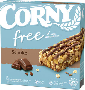 Corny Free Schoko Riegel 6x 20 g