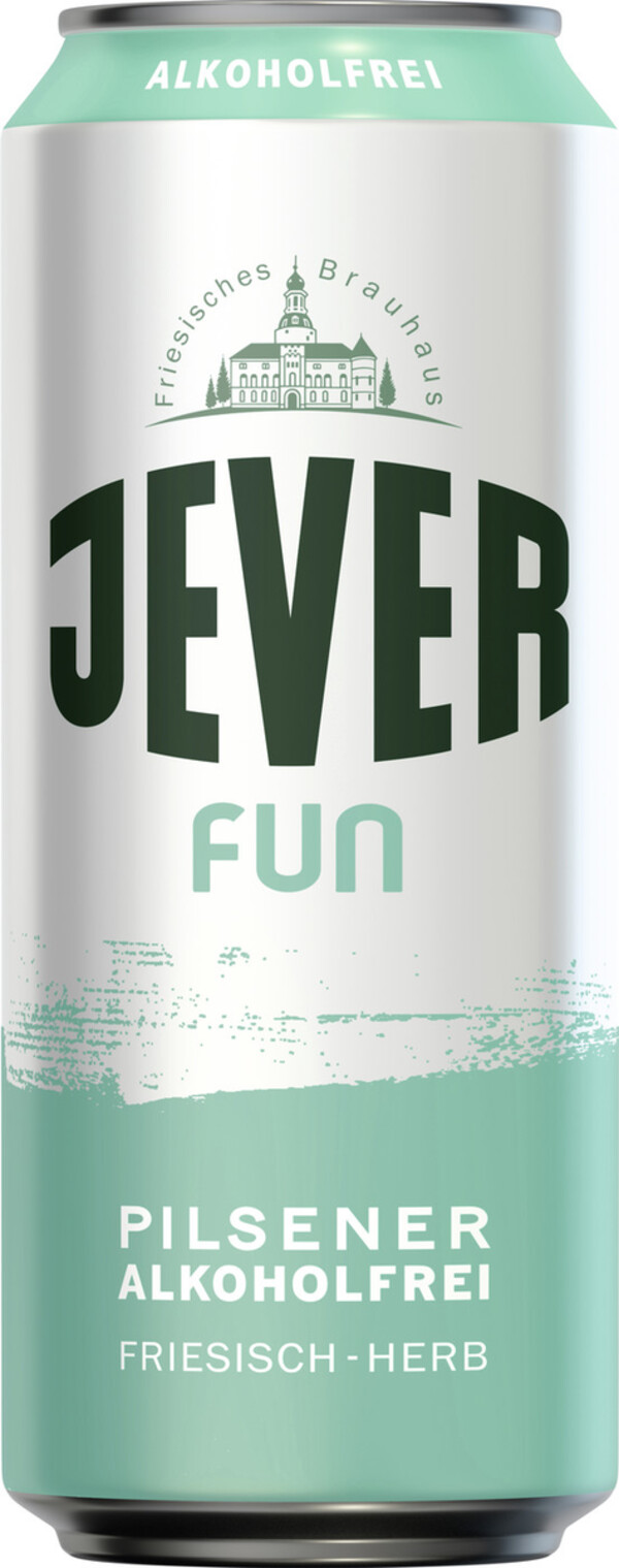 Bild 1 von Jever Fun alkoholfrei 0,5 ltr Dose