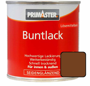 Primaster Buntlack 750 ml, lehmbraun, seidenglänzend