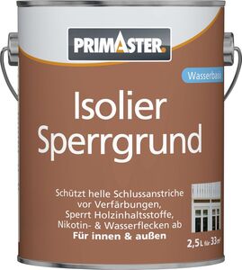 Primaster Isoliersperrgrund
, 
2,5 l, weiß, wasserverdünnbar