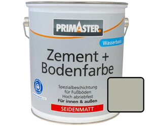 Primaster Zement + Bodenfarbe
, 
kieselgrau seidenmatt, 2,5 l