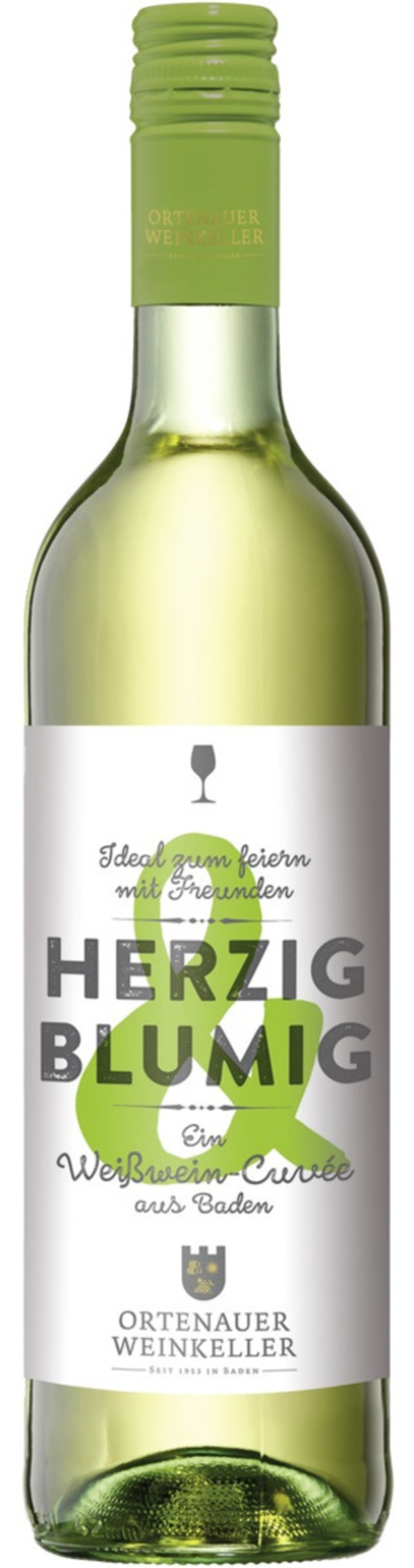 Bild 1 von Ortenauer Weinkeller Herzig & Blumig Weißwein Cuvée feinherb 2018 0,75 ltr