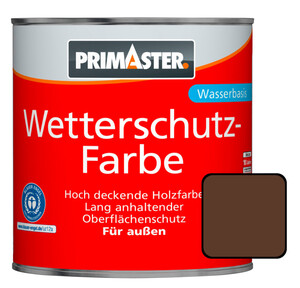 Primaster Wetterschutzfarbe SF755 750 ml, dunkelbraun