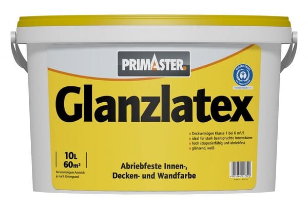 Bild 1 von Primaster Glanzlatex 10 l, weiß