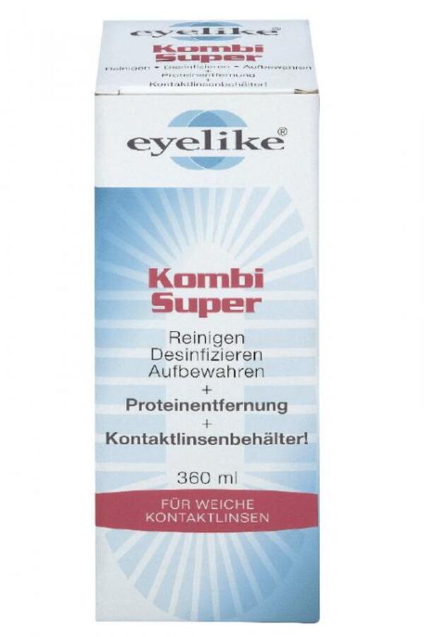 Bild 1 von eyelike Kombi Super Proteinentfernung für weiche Kontaktlinsen 0,36 ltr