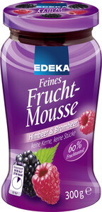 EDEKA Feines Fruchtmousse Himbeer & Brombeer 300 g