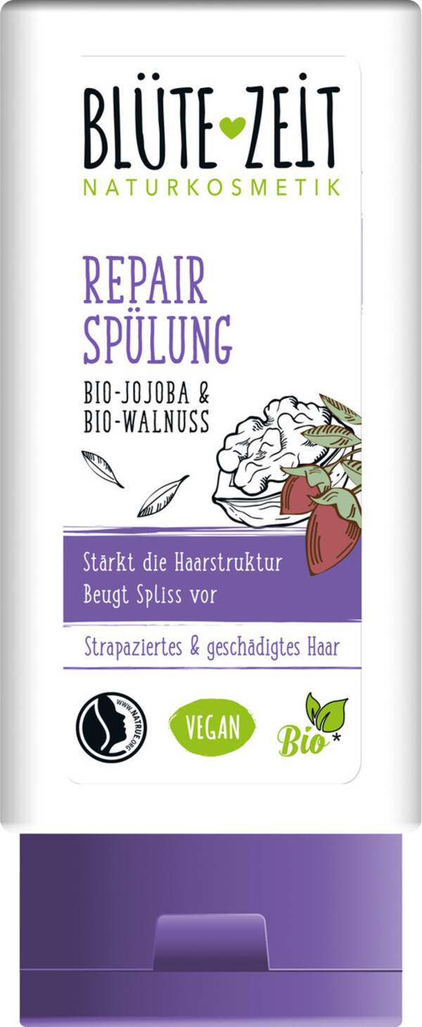 Bild 1 von Blütezeit Spülung Repair Bio Walnuss & Jojoba 200ml