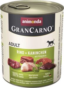 Animonda Dog Dose GranCarno Adult Kaninchen & Kräuter
, 
800 g