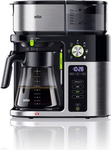 KF 9050 BK MultiServe Kaffeeautomat mit Timer schwarz/edelstahl