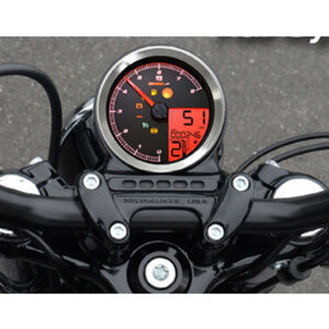 Koso HD-01-04 Drehzahlmesser/Tachometer für Harley Sportster und Dyna
