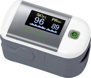 Medisana Pulsoximeter PM 100 zur Messung der Blutsauerstoffsättigung und der Herzfrequenz