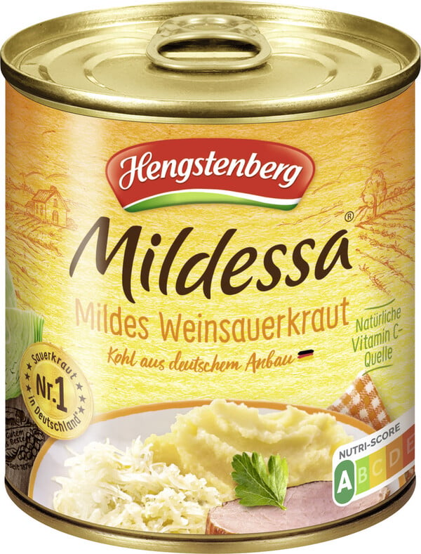 Bild 1 von Hengstenberg Mildessa Mildes Weinsauerkraut 300 g