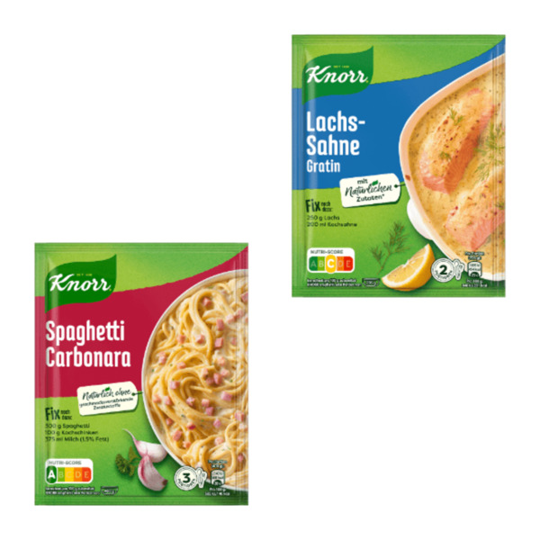 Bild 1 von KNORR Fix Lachs-Sahne Gratin