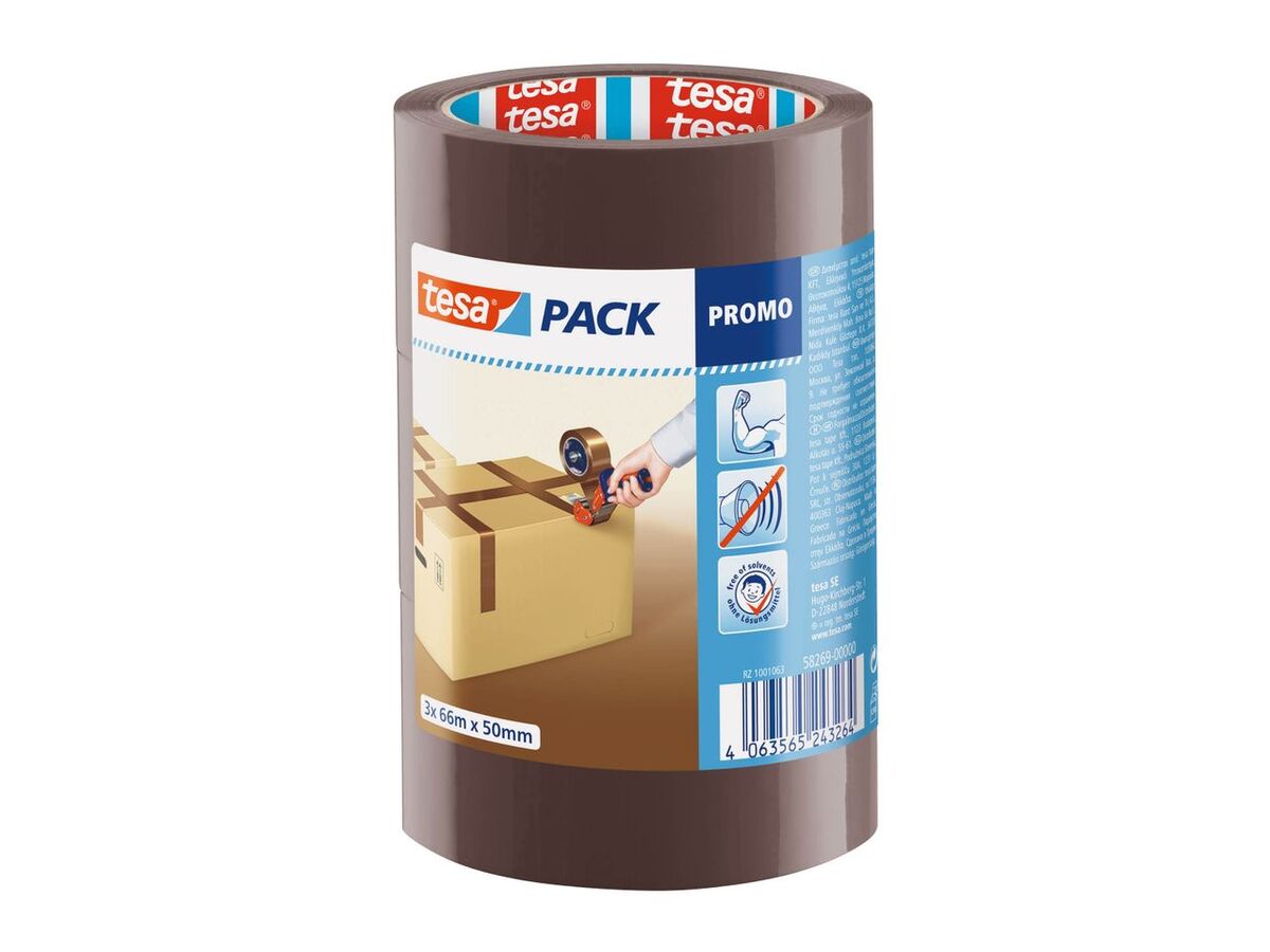 Bild 1 von TESA 3 Packbänder, 
         3 Stück
