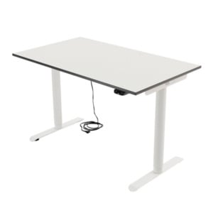 Elektrisch höhenverstellbarer Schreibtisch Desk Basic S, weiß