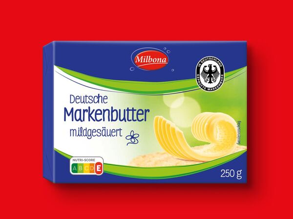 Bild 1 von Milbona Deutsche Markenbutter, 
         250 g