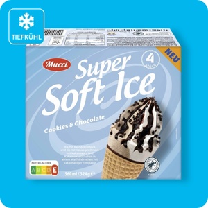 MUCCI Super Soft Ice, Cookies & Chocolate oder Napolitan