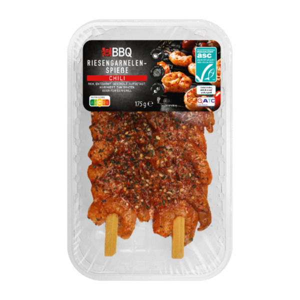 Bild 2 von BBQ Riesengarnelenspieße 175g