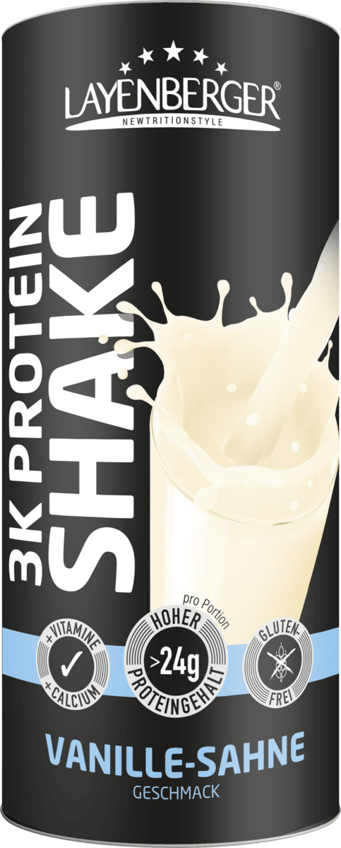 Bild 1 von Layenberger LowCarb.one Proteinpulver 3K Protein, Vanille Sahne Geschmack