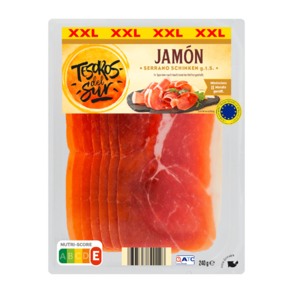 Bild 1 von TESOROS DEL SUR Jamón Serrano g. t. S. XXL 240g