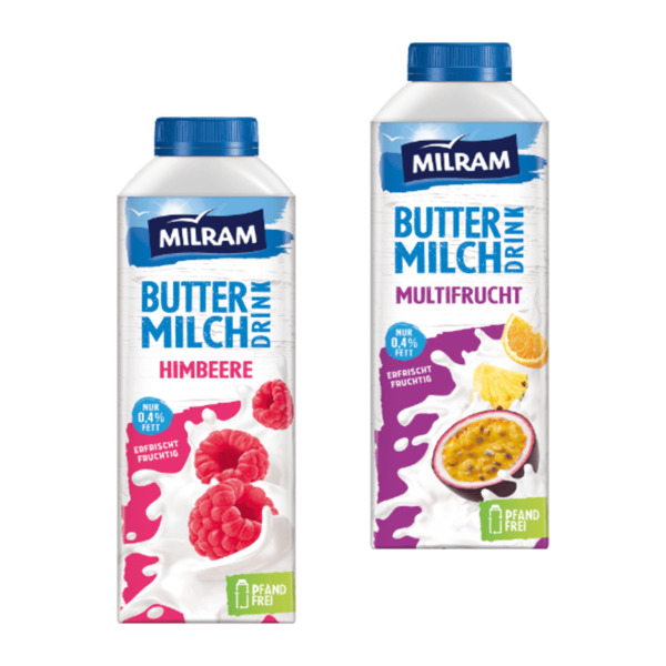 Bild 1 von MILRAM Buttermilch-Drink 750ml
