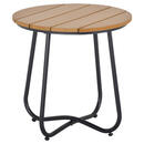 Bild 1 von Outsunny Gartentisch braun Kunststoff H/D: ca. 48x49 cm