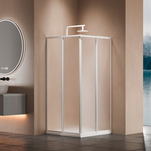 Eckeinstieg 'Larissa' weiß 73 x 73 cm