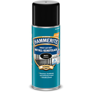 Hammerite Metallschutzlack-Spray schwarz matt 400 ml