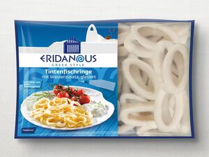 Eridanous Tintenfischringe, 
         700 g; Abtropfgewicht: 630 g